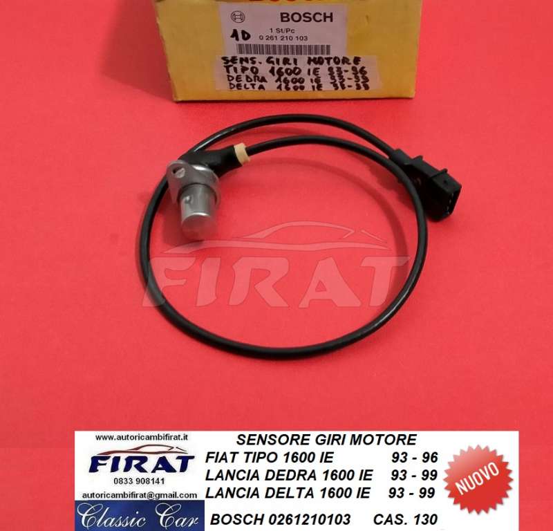 SENSORE GIRI MOTORE FIAT TIPO 1.6-LANCIA DEDRA 1.6 (0261210103)